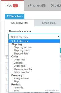 Zenstores order filters