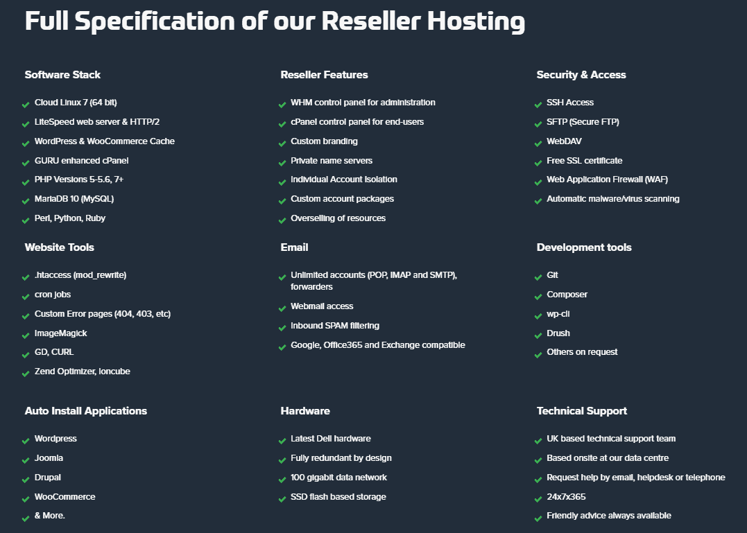 guruhosting review server spefication